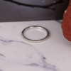 .20 CTW Diamond Half Eternity Ring 14K White Gold HE369
