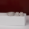.93 CTW Diamond Jewelry Set 14K White Gold JS161-WG
