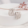 1.52 CTW Diamond Earrings 14k White Gold JS177E-WG