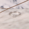 .12 Carat Diamond Engagement Ring 14k White Gold ER856