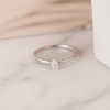 .14 Carat Diamond Engagement Ring 14k White Gold ER861-1