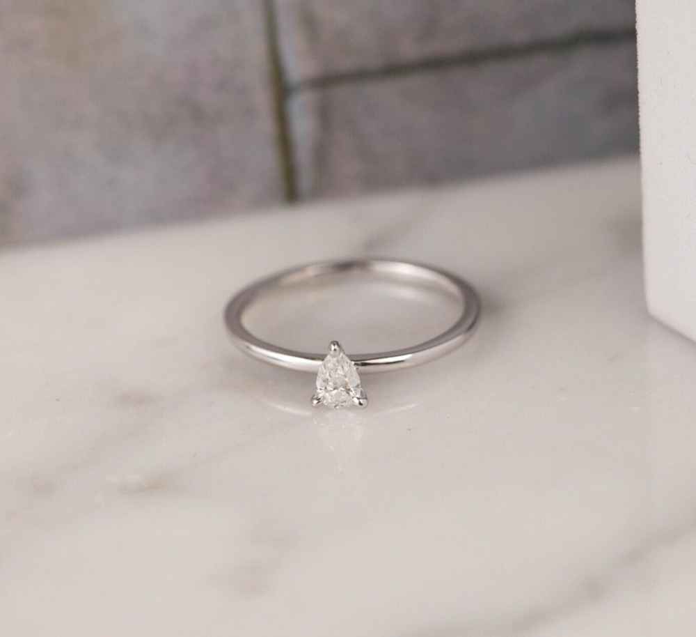 .14 Carat Diamond Engagement Ring 14k White Gold ER861-2
