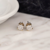 .21 CTW Diamond Earrings 14k Twotone Gold JS180E