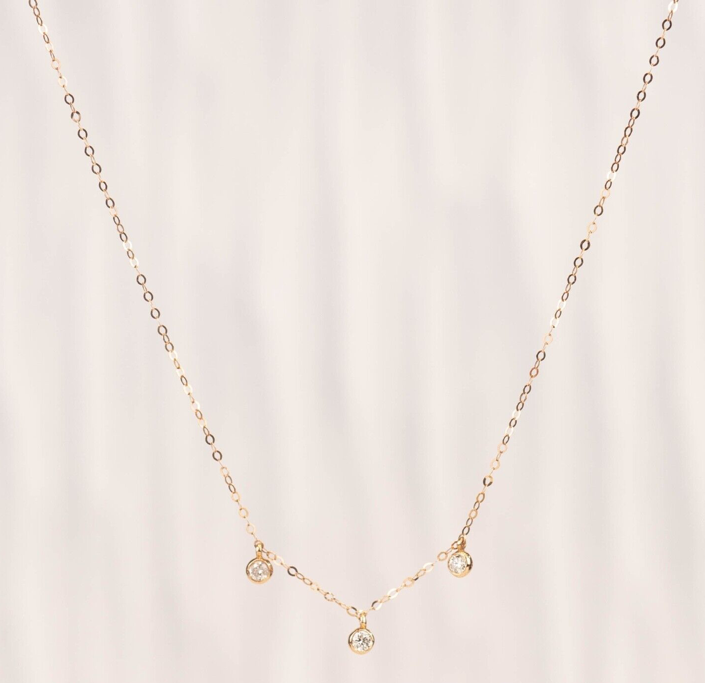 .13 CTW Diamond Necklace 18k Rose Gold N262R