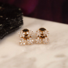 .72 CTW Diamond Earrings 14k Rose Gold E647