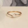 .18 Carat Diamond Engagement Ring 18k Rose Gold ER908