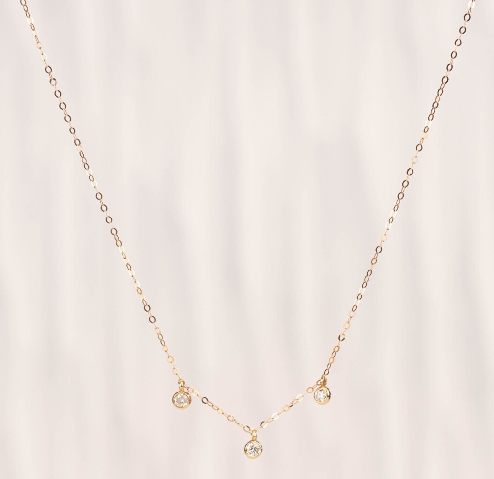 1.00 CTW Diamond Necklace 18k White Gold N263
