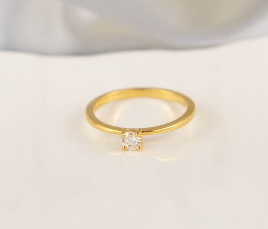 .15 Carat Diamond Engagement Ring 14k Yellow Gold ER891