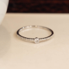 .13 CTW Diamond Ring 18k White Gold R259