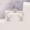 .467 CTW Diamond Jewelry Set 14k White Gold JS188-WG
