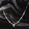 .573 CTW Diamond Necklace 14k White Gold N256