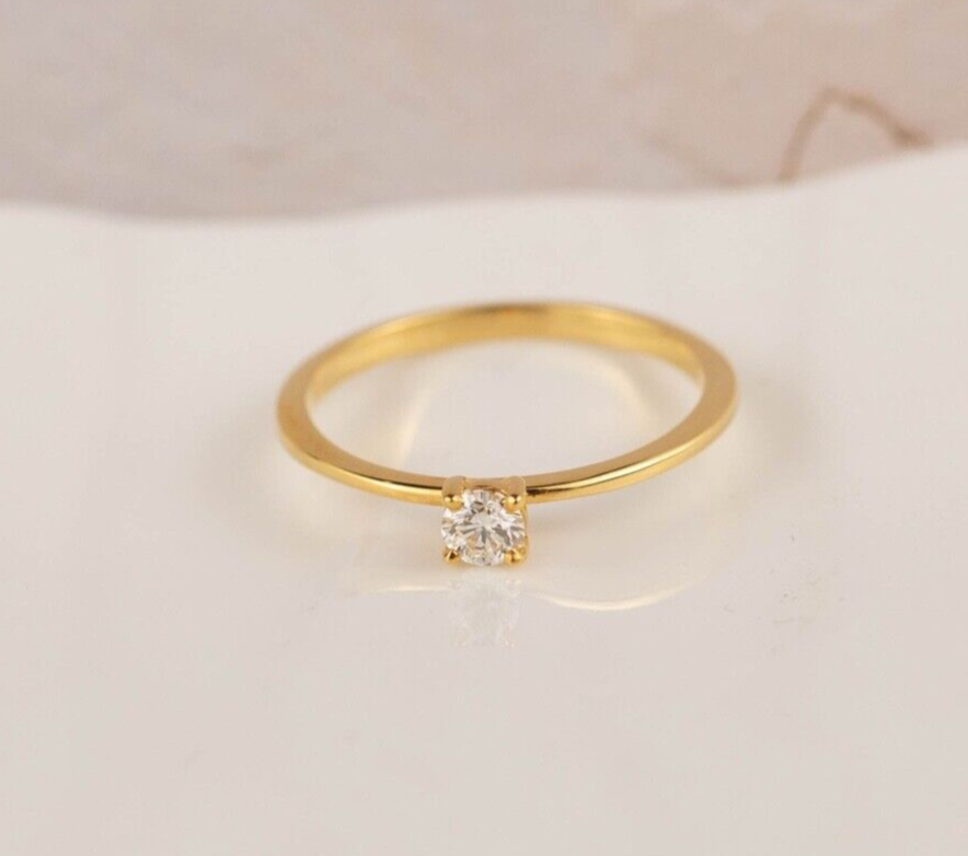 .16 Carat Diamond Engagement Ring 14k Yellow Gold ER888-1