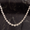 3.41 CTW Diamond Necklace 14k White Gold N259