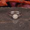 .31 CTW Diamond Engagement Ring 18k White Gold ER940