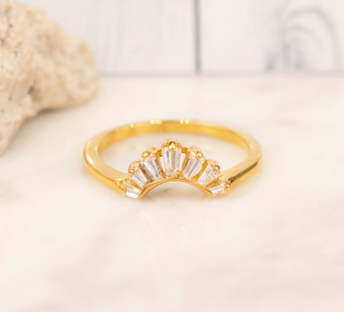 .28 CTW Diamond Ring 14k Yellow Gold R283