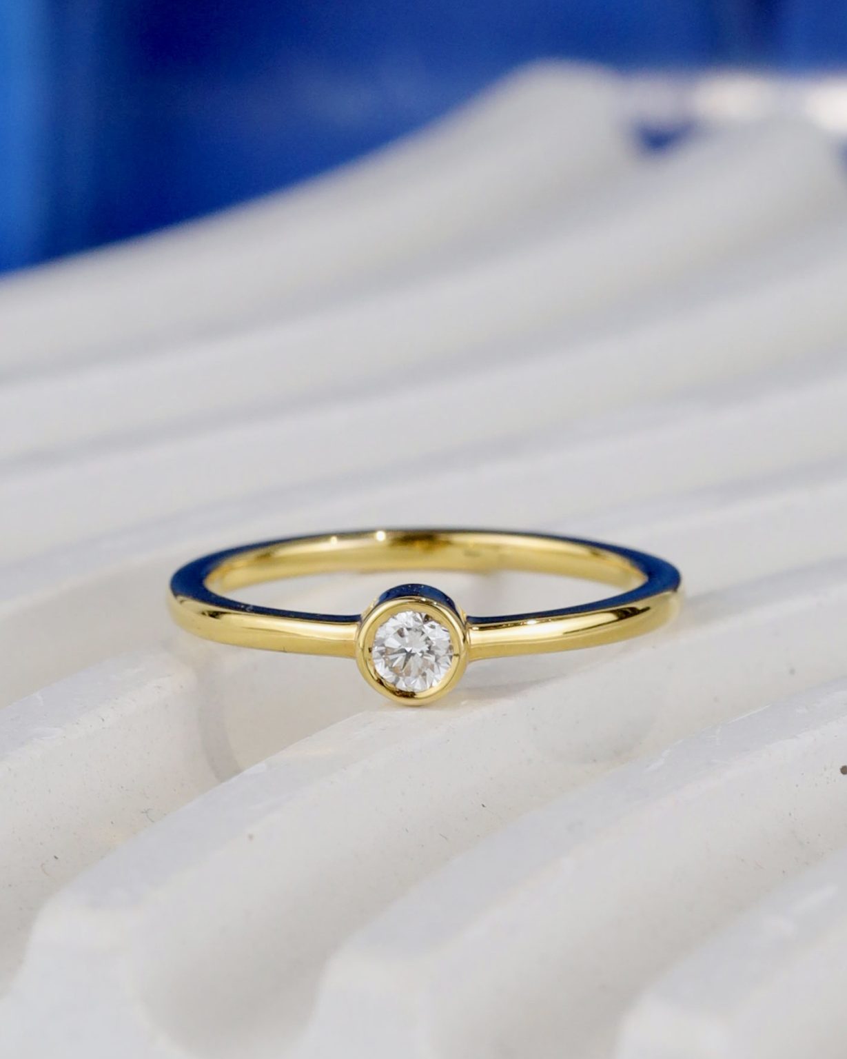 Carat Diamond Engagement Ring 14k Yellow Gold ER957-1