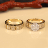 .885 CTW Diamond Twin Ring 14k Twotone Gold JS197R