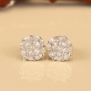 .835 CTW Diamond Earrings 14k Twotone Gold JS197E