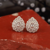 .95 CTW Diamond Earrings 14k White Gold E938