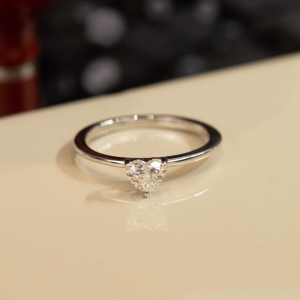 SALE‼️ GIA-Certified .39 Carat Diamond Engagement Ring 14k White Gold ER930