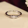 SALE‼️.23 CTW Diamond Engagement Ring 14k White Gold ER952