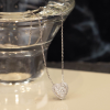 SALE‼️.60 CTW Diamond Necklace 18k White Gold JS191N