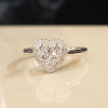 SALE‼️.59 CTW Diamond Ring 18k White Gold JS191R