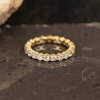 2.35 CTW Diamond Full Eternity Ring 18K Yellow Gold HE390