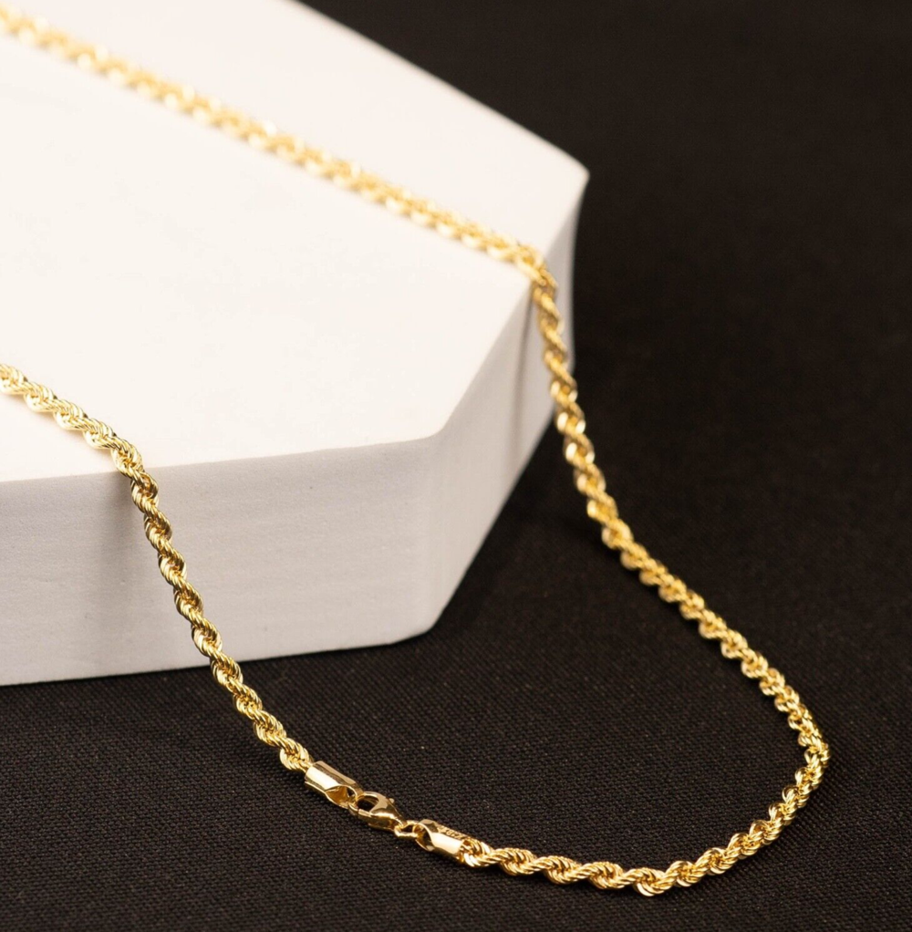 Mens Necklace 18k Yellow Gold MN45