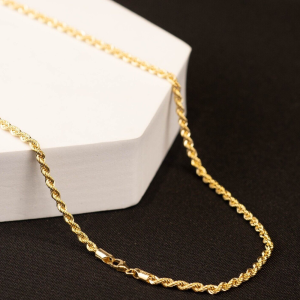 Mens Necklace 18k Yellow Gold MN45-3