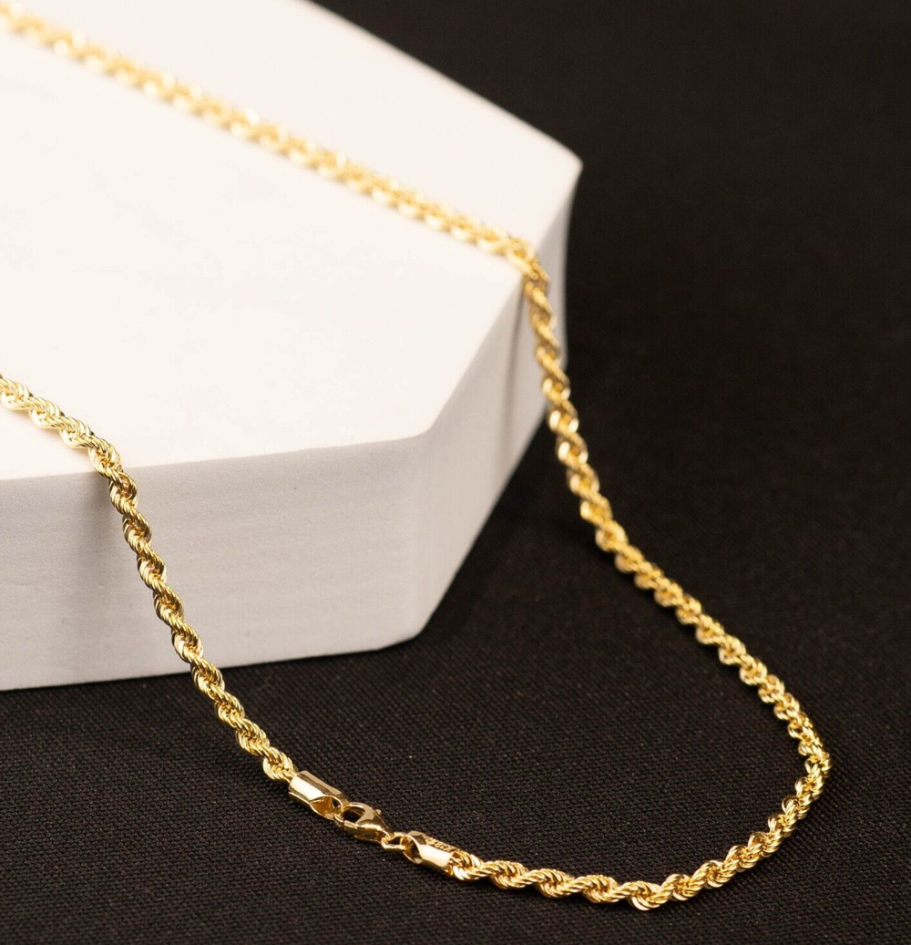 Mens Necklace 18k Yellow Gold MN45-3