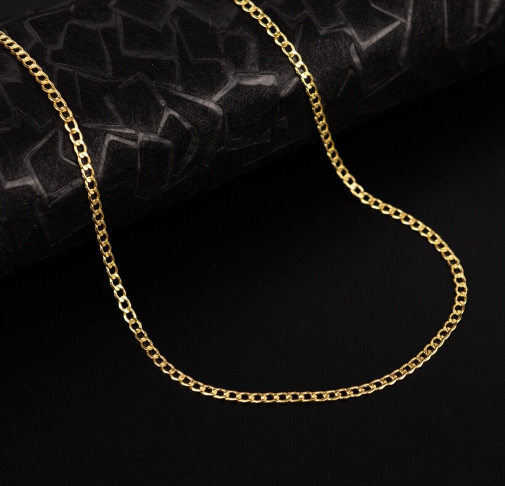 Mens Necklace 18k Yellow Gold MN46