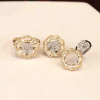 .524 CTW Diamond Jewelry Set 14k Twotone Gold JS192-YG