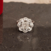 .64 CTW Diamond Ring 14k White Gold JS192R-WG