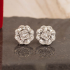 .945 CTW Diamond 3-Way Earrings 14k White Gold JS192E-WG