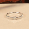 .09 Carat Diamond Engagement Ring 18k White Gold ER963