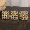 4.62 CTW Diamond Jewelry Set 14k Twotone Gold JS194