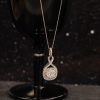 .749 CTW Diamond Necklace Twotone Gold N268