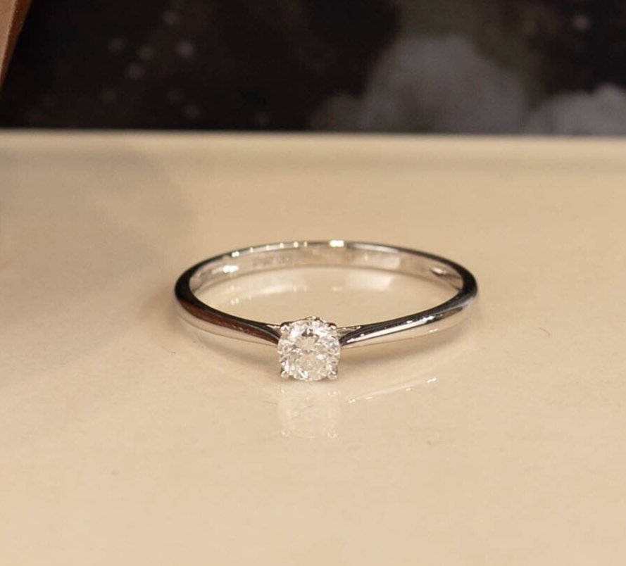 .26 Carat Diamond Engagement Ring 18k White Gold ER961