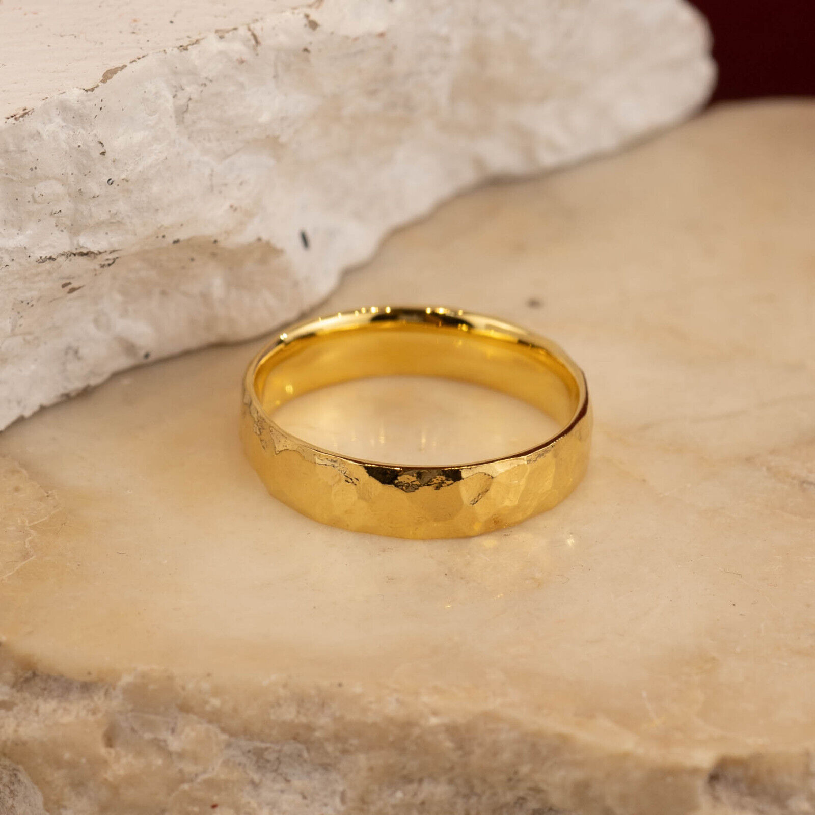 Men's Wedding Ring 14k Yellow Gold WR96