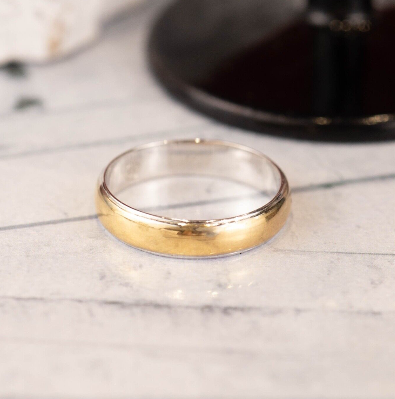 Men’s Wedding Ring 18k Twotone Gold WR173