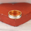 .01 Carat Diamond Wedding Ring 14k Twotone Gold WR232