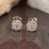 .56 CTW Diamond Earrings 14k White Gold JS199E-1