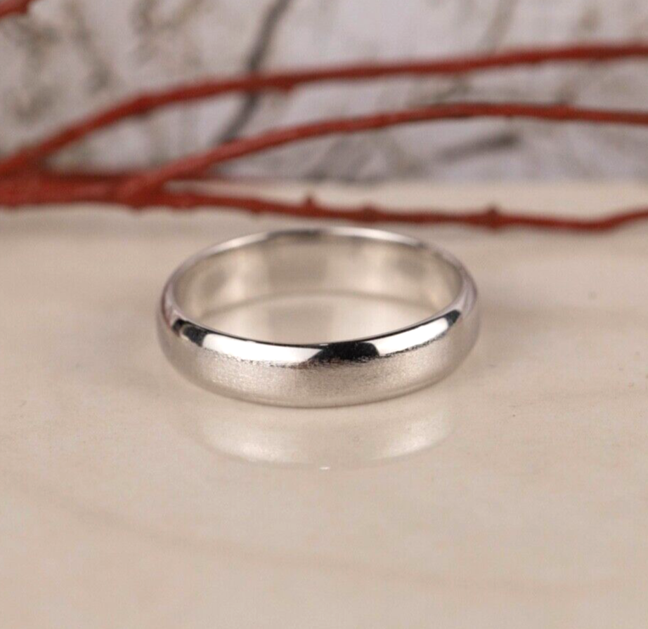 Men’s Wedding Ring 14k White Gold WR41-3