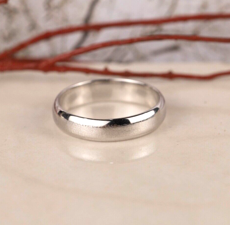Men’s Wedding Ring 14k White Gold WR41-4