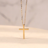 Cross Necklace 18k Yellow Gold N289Y