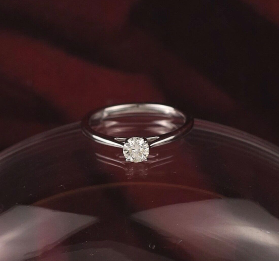 .33 Carat Diamond Engagement Ring 18k White Gold ER037