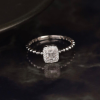 .10 CTW Diamond Ring 14k White Gold JS208R (PRE-ORDER)