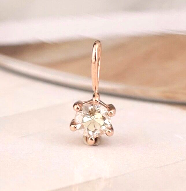 .29 Carat Diamond Pendant 18k Rose Gold P65