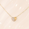 .40 CTW Diamond Necklace 14k Yellow Gold JS207N
